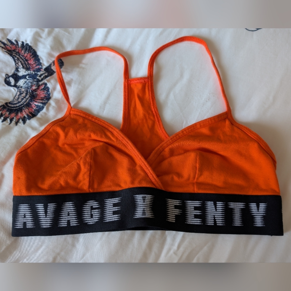 Savage X Fenty NWOT Orange Sports Bra